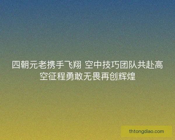 四朝元老携手飞翔 空中技巧团队共赴高空征程勇敢无畏再创辉煌