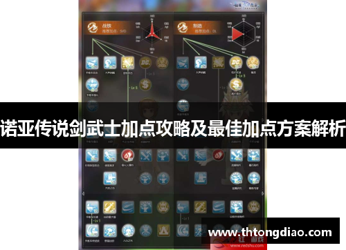 诺亚传说剑武士加点攻略及最佳加点方案解析